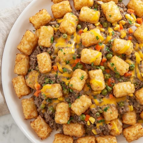 Tater Tot Ground Beef Casserole #12