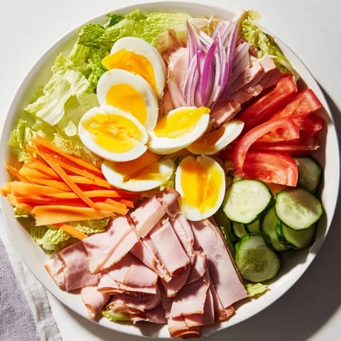 Classic Ham Turkey Cheese Salad #14