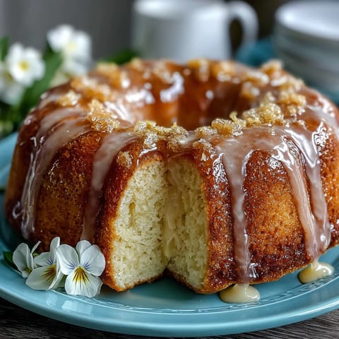 Mothers Day Lemon Drizzle Cake