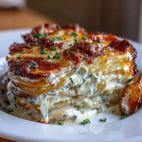 Creamy Scalloped Potatoes Gruyere