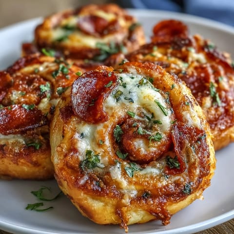 Pizza Pinwheels Pepperoni Mozzarella