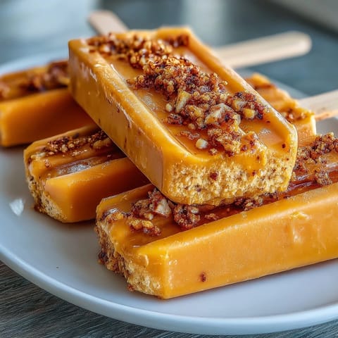 Spicy-sweet Fricy Mango Chamoy Popsicles with Tajin, ready for a refreshing bite.