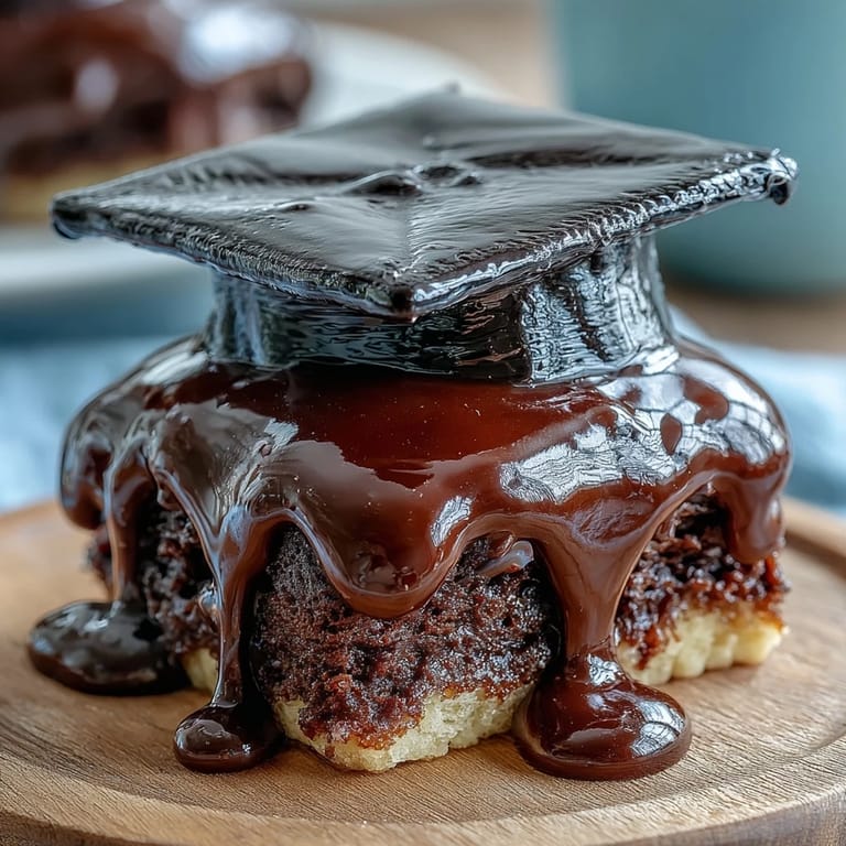 Easy fondant mortarboard cookies for graduation parties, decorated with a fondant cap and tassel on classic sugar cookies.