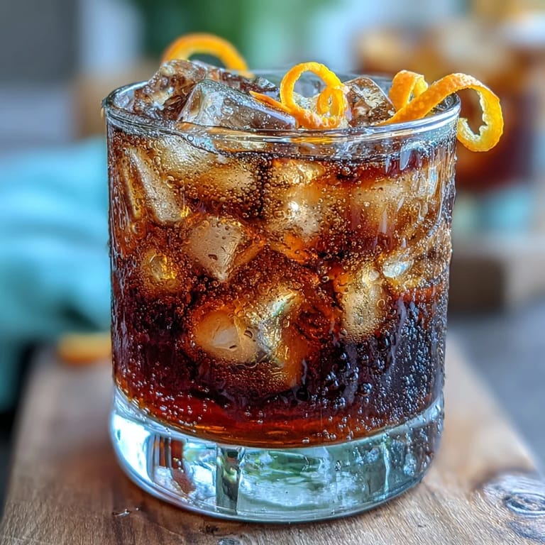Refreshing Cold Brew Coffee Tonic with Orange Zest, a sparkling brunch delight.