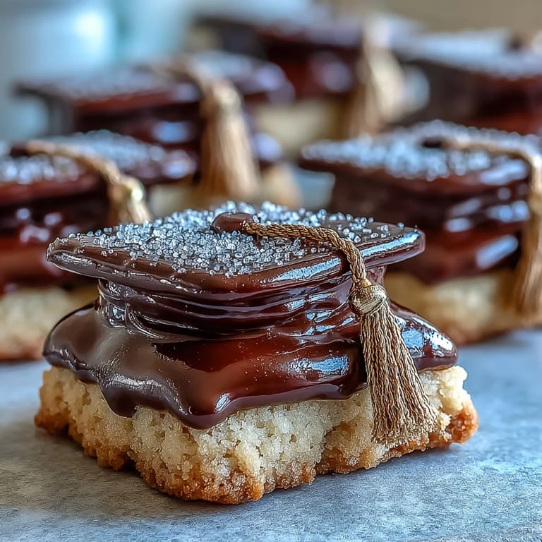Golden-accented Graduation Cookies, a festive and delicious sugar cookie treat.